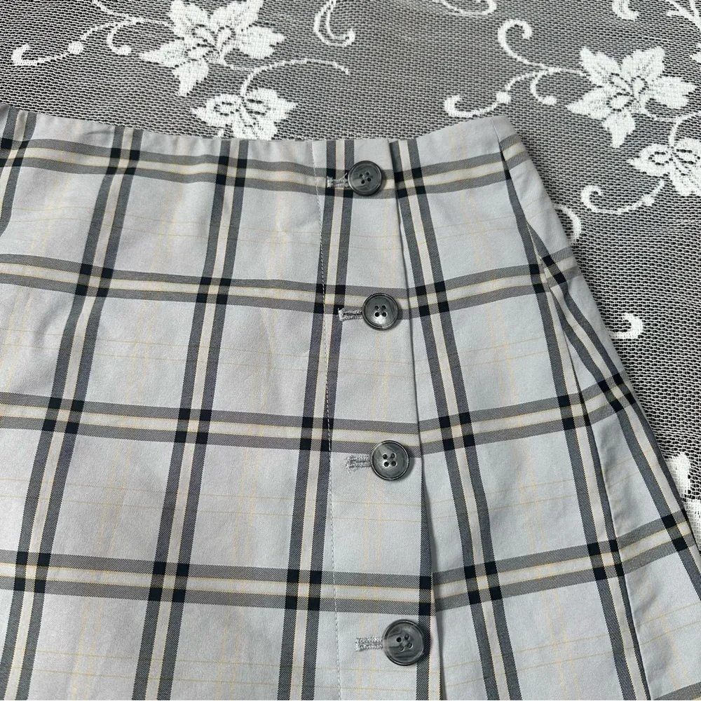 Aritzia Sunday Best Yuri Plaid Mini Skirt Sz 0 - Picture 4 of 11